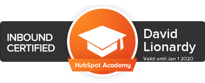 David Lionardy Hubspot Certification